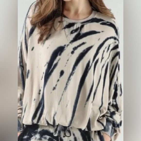 NWT Young Fabulous & Broke Juliette Tie Dye Oversized Crew Neck Sweatshirt - Picture 3 of 11